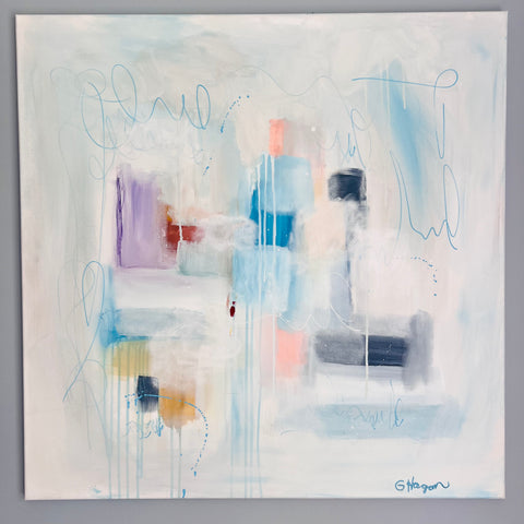 Santorini 36x36